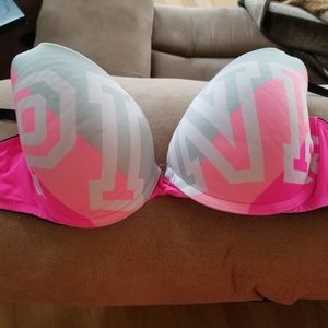Pink where everywhere push up bra